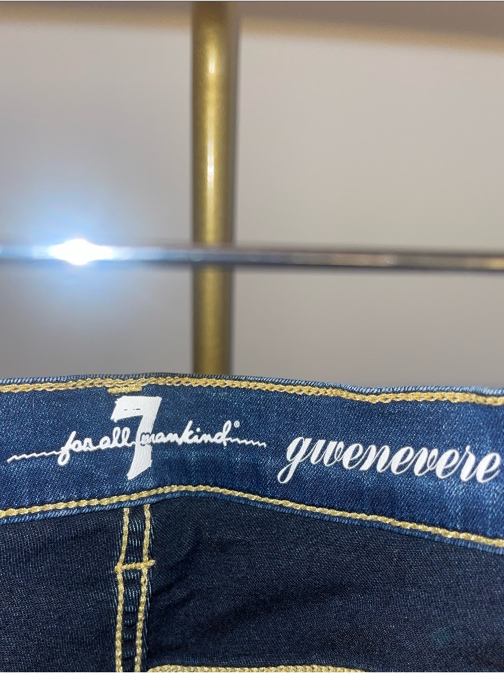 7 For All Mankind Gwenevere Dark Wash Jeans